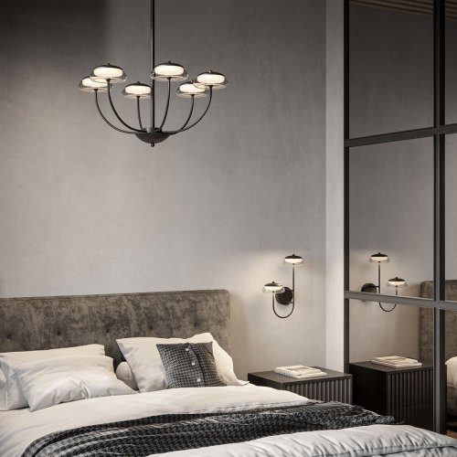 Бра Eurosvet Fungo 50388/2 LED черный Бра Eurosvet Fungo 50388/2 LED черный