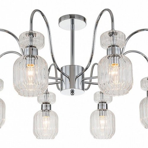 Потолочная люстра Escada Gloss 1141/8PL Chrome/Clear