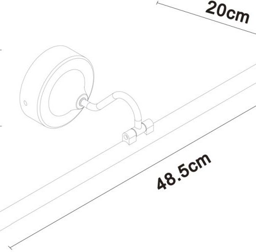 Подсветка для картин Arte Lamp Sol A7908AP-1BK
