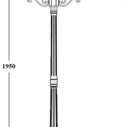 Наземный фонарь Oasis Light PORTO 86108B/02 Gb