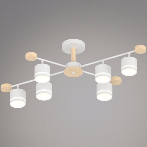 Потолочная люстра  78730-0.3-06 GX53 WH+WOOD