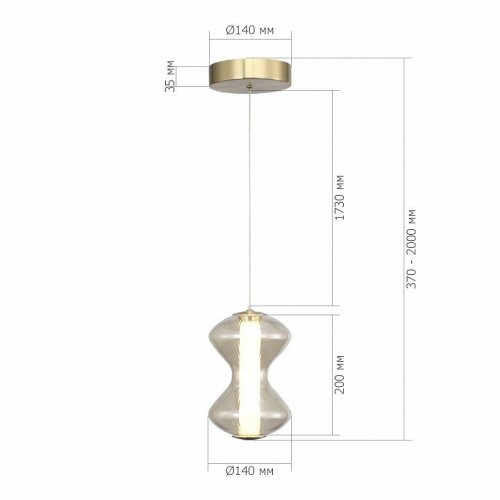 Подвесной светильник ST Luce Spine SL6136.203.01 Подвесной светильник ST Luce Spine SL6136.203.01