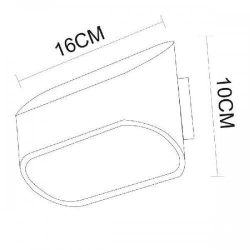 Настенный светильник Arte Lamp 1428 A1428AP-1WH Настенный светильник Arte Lamp 1428 A1428AP-1WH