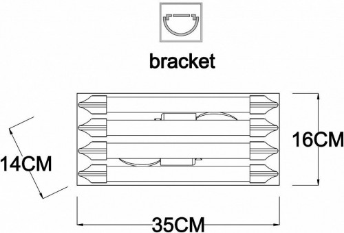 Настенный светильник Arte Lamp Caravaggio A1059AP-2CC