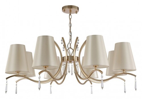 Подвесная люстра Crystal Lux Renata SP8 Gold