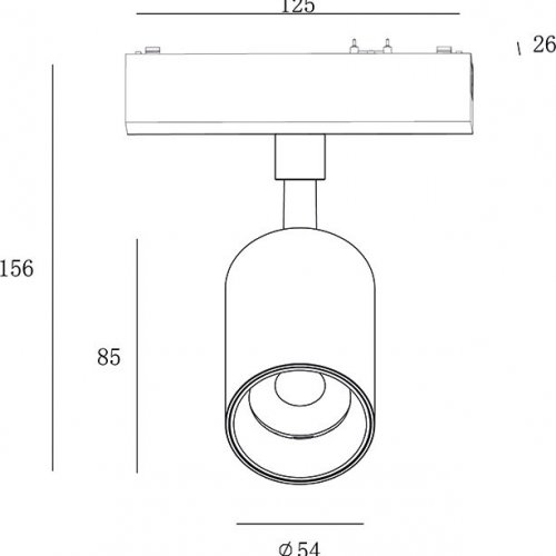 Трековый светильник SWG SLIM SL-SLIM-SPBL-15-CCT