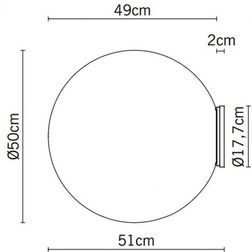 Настенно-потолочный светильник Lumi F07G3301