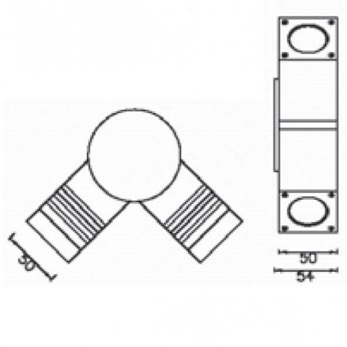 Настенный светильник уличный Oasis_Light TUBE LED W78053 Gr