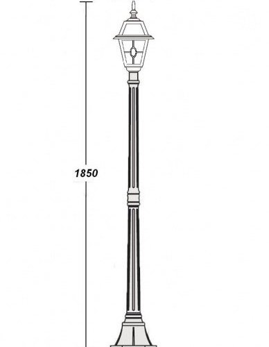 Наземный фонарь Oasis Light 91108 lgY Bl