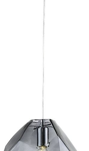 Подвесной светильник Crystal Lux NUESTRO SP1 CHROME/SMOKE Подвесной светильник Crystal Lux NUESTRO SP1 CHROME/SMOKE