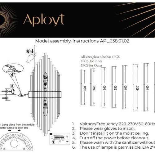 Настенный светильник Aployt Danil APL.638.01.02