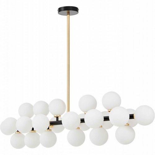 Подвесная люстра Lumina Deco Marsiada LDP 6033-24 BK+GD Подвесная люстра Lumina Deco Marsiada LDP 6033-24 BK+GD