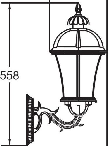 Настенный фонарь уличный Oasis_Light ROMA L 95201L/15 W Настенный фонарь уличный Oasis_Light ROMA L 95201L/15 W