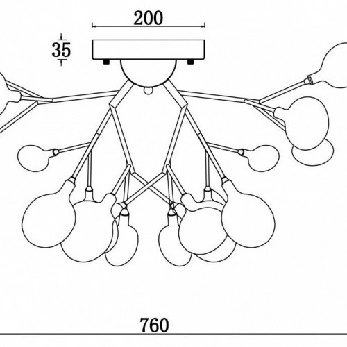 Потолочная люстра Freya Florencia FR5049CL-27W2