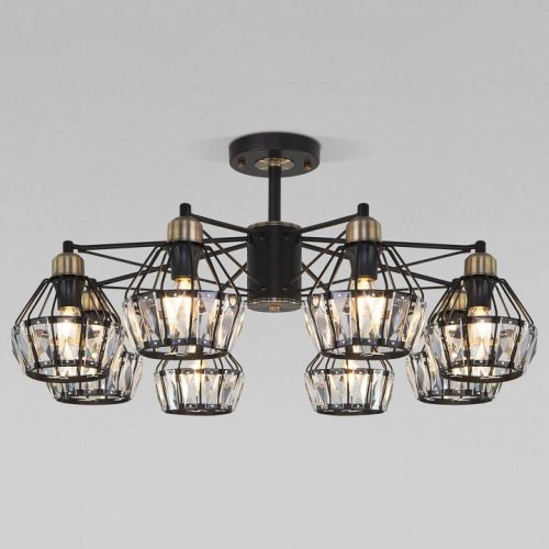 Потолочная люстра Eurosvet Lord 70075/8 черный