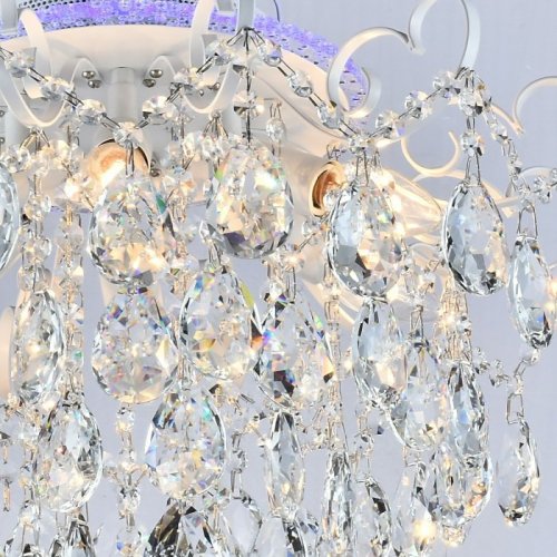 Потолочная люстра  04024-0.3-06 WH+SILVER PN+RGB Потолочная люстра  04024-0.3-06 WH+SILVER PN+RGB