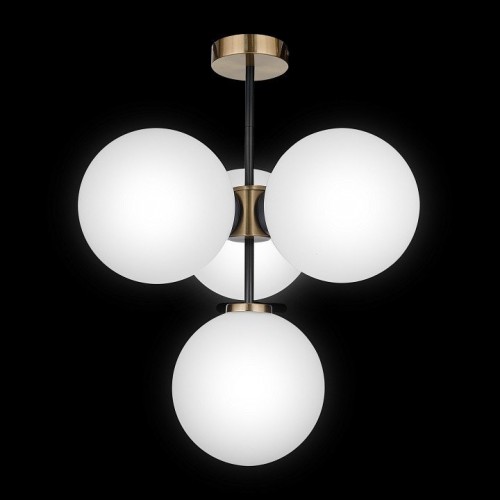 Люстра на штанге 33 идеи S32WH CHN800S.04.17ABL.ASB-S32WH