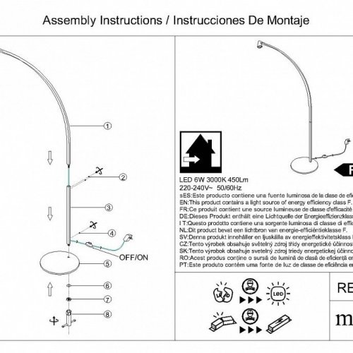 Торшер Mantra Africa 9417