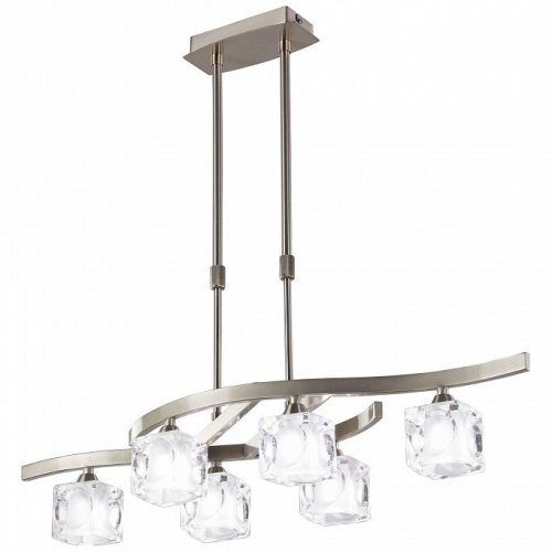 Подвесная люстра Mantra Cuadrax Sn 0004045 Подвесная люстра Mantra Cuadrax Sn 0004045