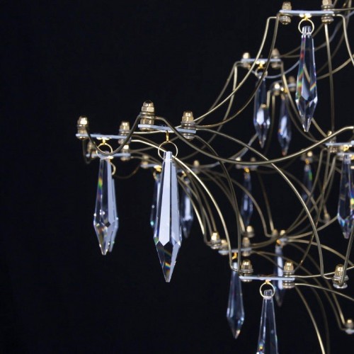 Подвесная люстра Loft IT Mira 10259/1200 Gold Asfour