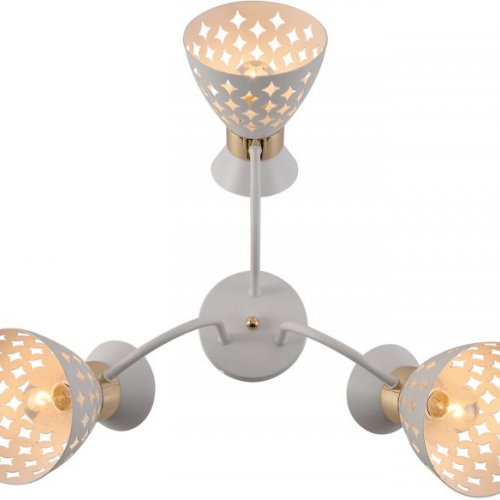 Потолочная люстра 01579-3.3-03 WH+FGD Потолочная люстра 01579-3.3-03 WH+FGD