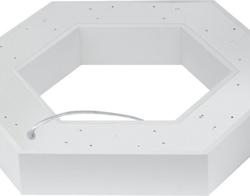 Подвесной светодиодный светильник Geometria ЭРА Hexagon SPO-124-W-40K-051 51Вт 4000К белый Б0050556 Подвесной светодиодный светильник Geometria ЭРА Hexagon SPO-124-W-40K-051 51Вт 4000К белый Б0050556