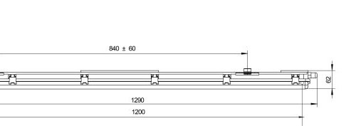 Светильник ЭРА SPP-102-0-002-120 под 2 светодиодные лампы T8 G13 2x1276 Б0052438 Светильник ЭРА SPP-102-0-002-120 под 2 светодиодные лампы T8 G13 2x1276 Б0052438
