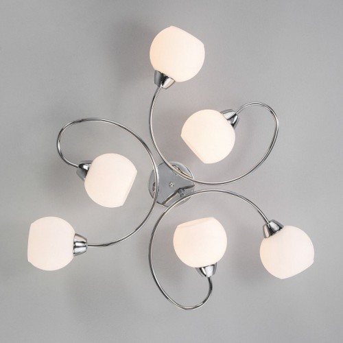 Потолочная люстра Eurosvet Tulia 30136/6 хром Потолочная люстра Eurosvet Tulia 30136/6 хром