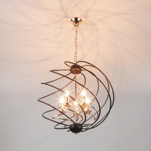 Подвесная люстра Eurosvet Sorrel 60105/5 черный Подвесная люстра Eurosvet Sorrel 60105/5 черный