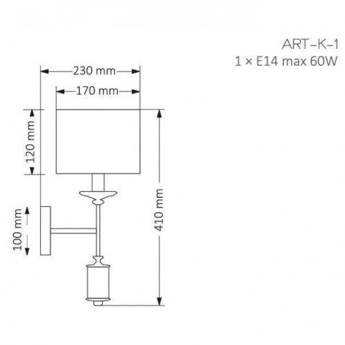 Бра Kutek Mood Artu ART-K-1 (N)