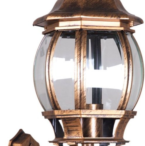 Уличный настенный светильник Reluce 08012-0.2-001SW BKG Уличный настенный светильник Reluce 08012-0.2-001SW BKG