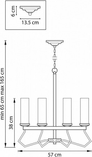 Подвесная люстра Lightstar Flume 723065 Подвесная люстра Lightstar Flume 723065