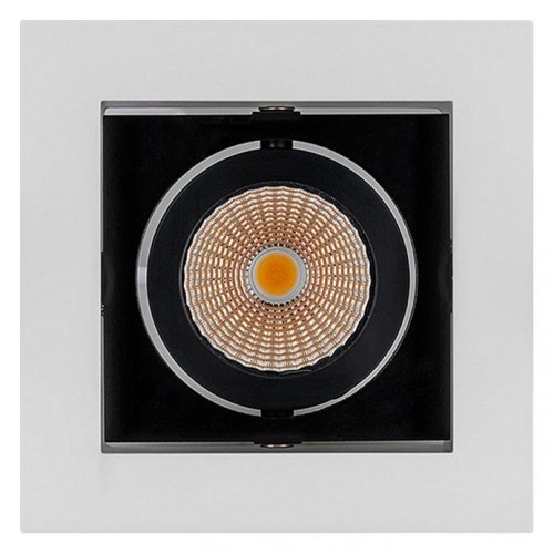 Встраиваемый светильник Arlight CL-KARDAN-S102x102-9W Warm (WH-BK, 38 deg)