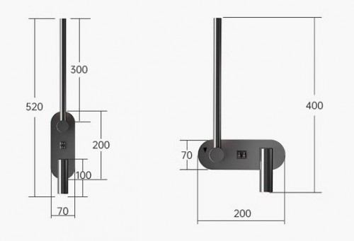 Бра Inodesign Botolf INO_Botolf Black 44.4054
