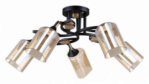 Потолочная люстра Arte Lamp Glamore A5076PL-5BK
