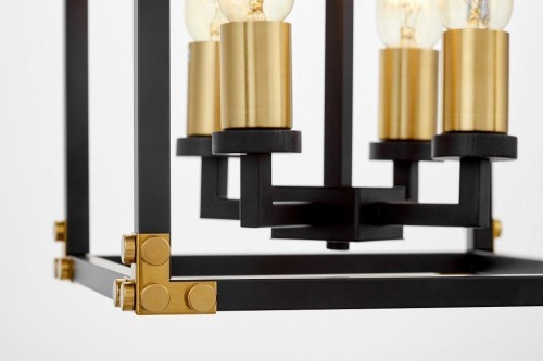 Подвесная люстра Lumina Deco Waldorf LDP 1140-4 BK+MD Подвесная люстра Lumina Deco Waldorf LDP 1140-4 BK+MD