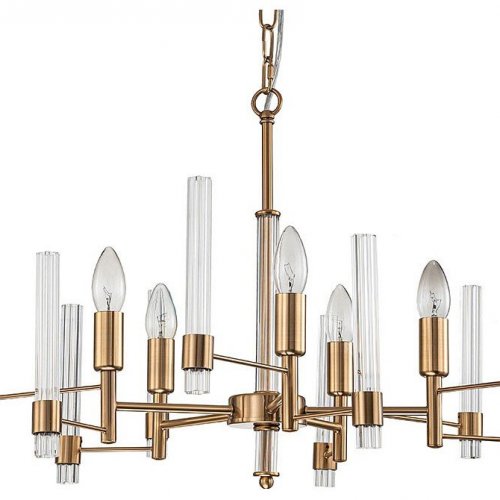 Подвесная люстра Indigo Favara 11040/5P Brass Подвесная люстра Indigo Favara 11040/5P Brass