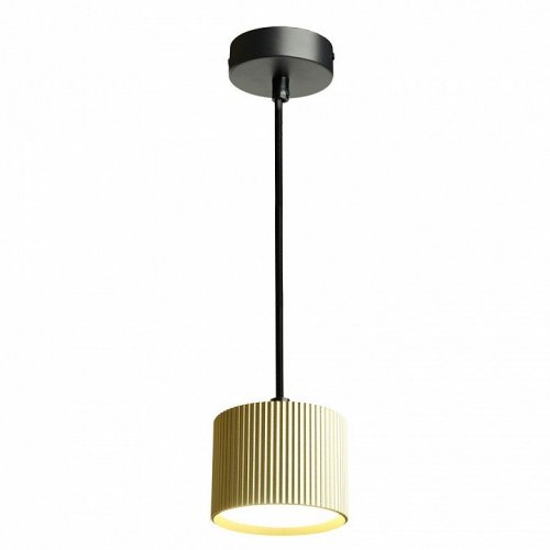 Светильник потолочный Feron Barrel HL4588 ARIA  levitation 12W, 230V, GX53, золото + черный, на подвесе 1,7 м