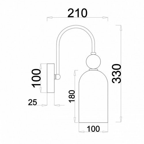 Бра Escada ODE 686/1A Chrome Бра Escada ODE 686/1A Chrome