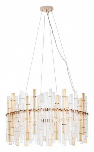 Подвесная люстра Arte Lamp Crystalla A4111LM-16GO Подвесная люстра Arte Lamp Crystalla A4111LM-16GO