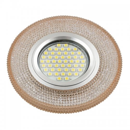 Встраиваемый светильник Fametto Luciole DLS-L142 Gu5.3 Glassy/Light Tea