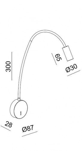 Бра Italline DE-316 white