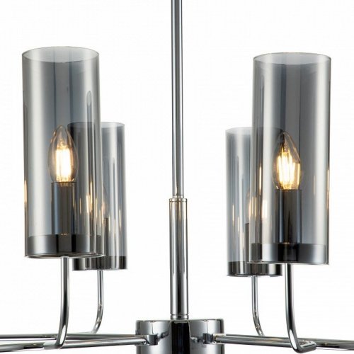 Люстра на штанге Indigo Balletto 13014/8R Chrome