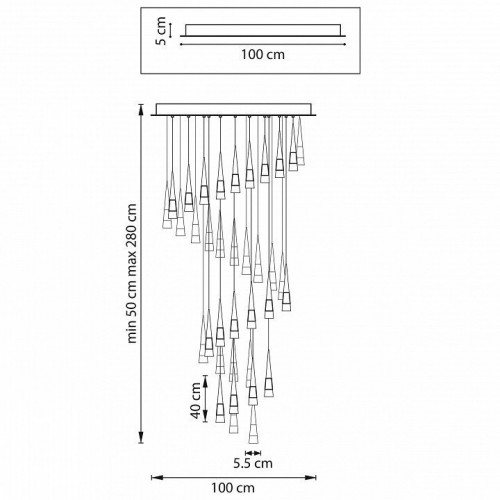 Потолочная люстра Lightstar Cone 757361