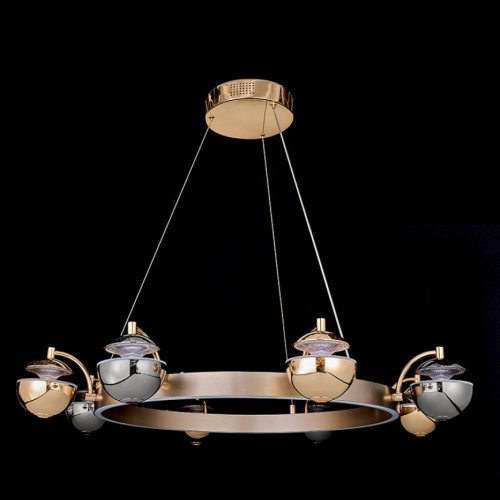 Подвесная люстра Jelly LE7711/8 Gold/Black Chrome