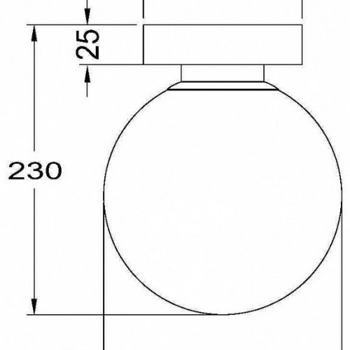 Настенно-потолочный светильник Maytoni Basic form MOD321WL-01W1