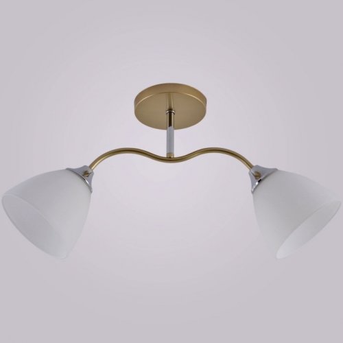 Потолочная люстра 01643-0.3-02 GOLD+CR Потолочная люстра 01643-0.3-02 GOLD+CR