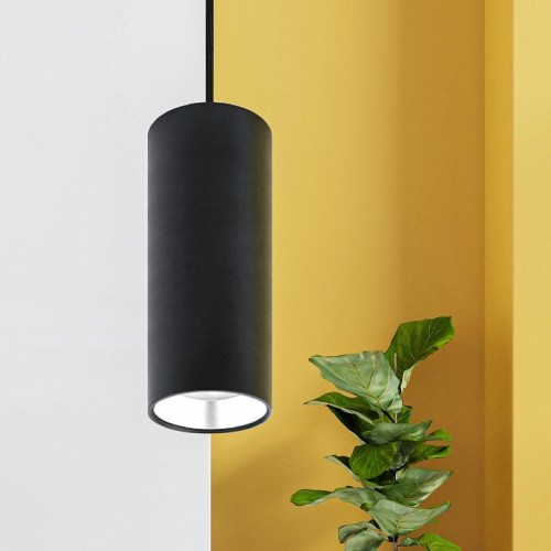 Подвесной светильник ЭРА PL12 GX53 BK/SL