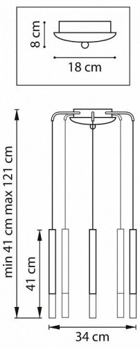 Подвесной светильник Lightstar Tubo L5T747143