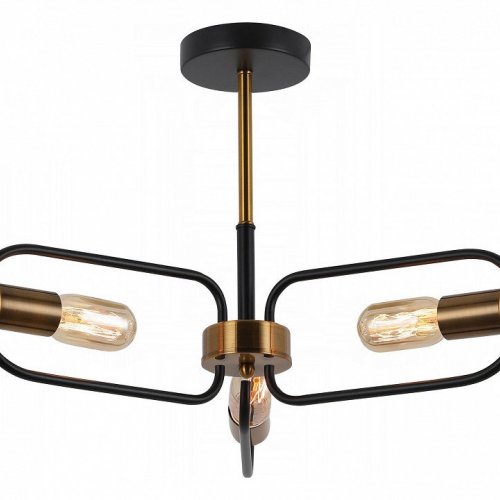 Потолочная люстра Illumico IL8253-3COU-79 BK GD